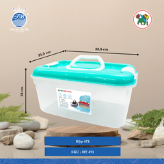 Hộp 469, 470, 471 (Nhiều Size, Giao Màu Ngẫu Nhiên) Hiệp Thành Nhựa