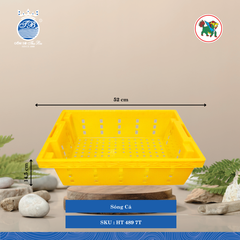 Sóng Cá Dài: 52cm Rộng: 34.5cm Cao: 14.5cm Hiệp Thành Nhựa HT 489 7T (Giao Màu Ngẫu Nhiên)