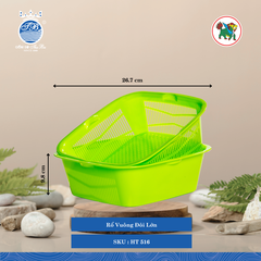 Rổ Vuông Đôi (Nhiều Size, Giao Màu Ngẫu Nhiên) Hiệp Thành Nhựa