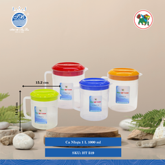 Ca Nhựa Trong (Nhiều Size, Giao Màu Ngẫu Nhiên) Hiệp Thành Nhựa