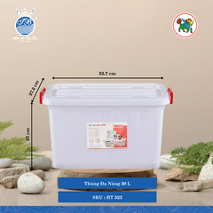 Thùng Đa Năng (Nhiều Size, Giao Màu Ngẫu Nhiên) Hiệp Thành Nhựa