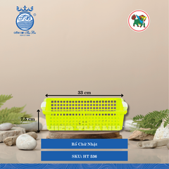 Rổ Chữ Nhật (Nhiều Size, Giao Màu Ngẫu Nhiên) Hiệp Thành Nhựa