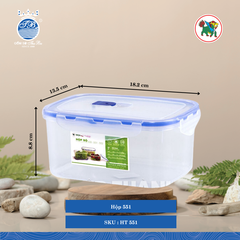 Hộp 550, 551, 552 (Nhiều Size, Giao Màu Ngẫu Nhiên) Hiệp Thành Nhựa