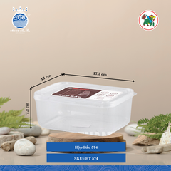 Hộp Bầu (Nhiều Size, Giao Màu Ngẫu Nhiên) Hiệp Thành Nhựa