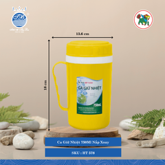 Ca Nhiệt Nắp Xoay (Nhiều Size, Giao Màu Ngẫu Nhiên) Hiệp Thành Nhựa