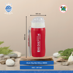 Bình Đá Nắp Bật Hibox (Nhiều Size, Giao Màu Ngẫu Nhiên) Hiệp Thành Nhựa