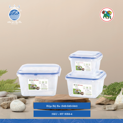 Hộp Bộ Ba (542-543-544) Hiệp Thành Nhựa HT HB3-4 (Giao Màu Ngẫu Nhiên)