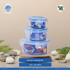 Hộp Bộ 3 (502-503-504) Hiệp Thành Nhựa HT HB3-6 (Giao Màu Ngẫu Nhiên)