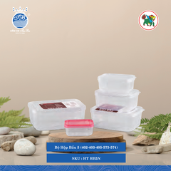 Bộ Hộp Bầu 5 (402-403-405-573-574) Hiệp Thành Nhựa HT HB5N (Giao Màu Ngẫu Nhiên)