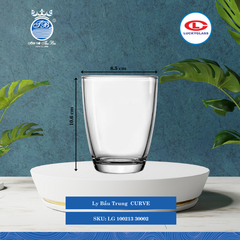 Ly Curve Lucky Glass Thủy Tinh (Nhiều Size)