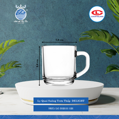 Ly Có Quai Mug Delight Lucky Glass Thủy Tinh (Nhiều Size)