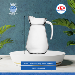 Bình Có Quai Jug Viva Lucky Glass Thủy Tinh