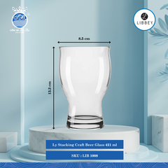Ly Stacking Craft Beer Libbey Thủy Tinh (Nhiều Size)