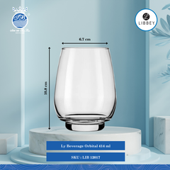 Ly Orbital Libbey Thủy Tinh (Nhiều Size)