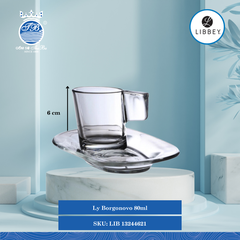 Ly Borgonovo ØMiệng: 5.3cm 80ml Cao: 6cm 12 Cái/Thùng Libbey Thuỷ tinh Italia Glassware LIB 13244621