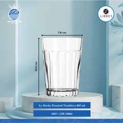 Ly Paneled Tumblers Libbey Thủy Tinh (Nhiều Size)