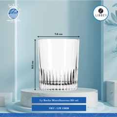 Ly Miscellaneous ØĐáy: 6.7cm ØMiệng: 7.6cm 266ml Cao: 9.2cm 36 Cái/Thùng Libbey Thuỷ tinh US Glassware LIB 15626