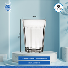 Ly Paneled Tumblers Libbey Thủy Tinh (Nhiều Size)