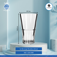 Ly Brooklyn Libbey Thủy Tinh (Nhiều Size)