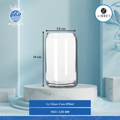 Ly Glass Can Libbey Thủy Tinh (Nhiều Size)