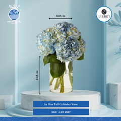 Lọ Hoa Vase Ø: 15.9cm Cao: 24.8cm 2 Cái/Thùng Libbey Thuỷ tinh US Flower Vase LIB 2557