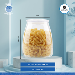Hủ Vibe Jars Libbey Thủy Tinh (Nhiều Size)