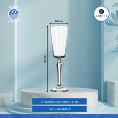 Ly SPKSY Ø: 6.3cm 174ml Cao: 21cm 12 Cái/Thùng Libbey Thuỷ tinh EU Glassware LIB 607017