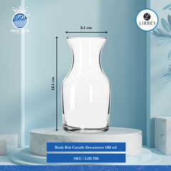 Bình Carafe Decanter Libbey Thủy Tinh (Nhiều Size)