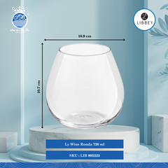 Ly Wine Ronda Libbey Thủy Tinh (Nhiều Size)