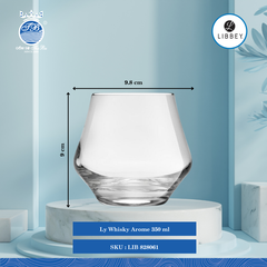 Ly Arome Ø: 9.8cm 350ml Cao: 9.05cm 6 Cái/Thùng Libbey Thuỷ tinh EU Glassware LIB 828061