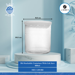 Hủ Stackable Container With Lid Jars Libbey Thủy Tinh (Nhiều Size)