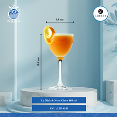 Ly Circa ØĐáy: 6.7cm ØMiệng: 7.6cm 163ml Cao: 15.2cm 12 Cái/Thùng Libbey Thuỷ tinh US Glassware LIB 9252