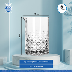 Ly Carats Ø: 9.5cm 747ml Cao: 14.9cm 6 Cái/Thùng Libbey Thuỷ tinh EU Glassware LIB 926781