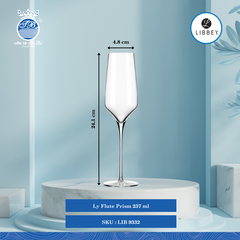 Ly Prism Ø: 6.4cm ØĐáy: 7cm ØMiệng: 4.8cm 237ml Cao: 24.1cm 12 Cái/Thùng Libbey Thuỷ tinh US Glassware LIB 9332