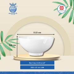 Chén Cơm Trắng (Nhiều Size, Nhiều Loại) Long Phương Sứ