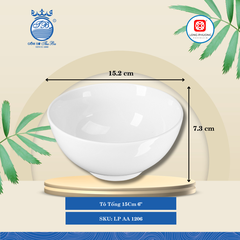 Tô Tống Trắng (Nhiều Size) Long Phương Sứ