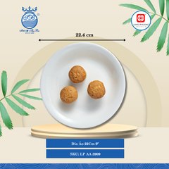 Dĩa Ảo Trắng (Nhiều Size) Long Phương Sứ