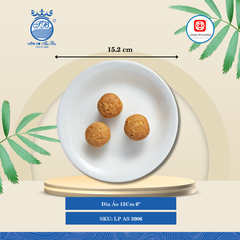 Dĩa Ảo Trắng (Nhiều Size) Long Phương Sứ