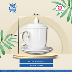 Ca Trắng (Nhiều Size, Nhiều Loại) Long Phương Sứ