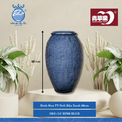 Bình Hoa Bầu 26cm (Nhiều Màu) DELI Thủy Tinh