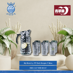 Bộ Bình Ly TT Deli Bright 7 Món 4 Bộ/Thùng LU YZH 33 L7