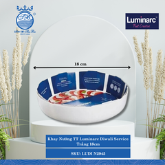 Khay Nướng Diwali Service Trắng (Nhiều Size) Luminarc Thủy Tinh