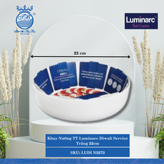 Khay Nướng Diwali Service Trắng (Nhiều Size) Luminarc Thủy Tinh