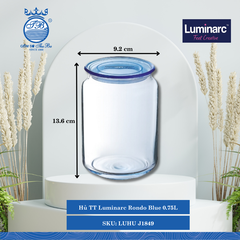 Hủ Rondo Blue (Nhiều Size) Luminarc Thủy Tinh
