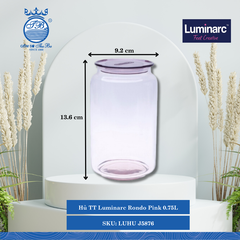 Hủ Rondo Pink (Nhiều Size) Luminarc Thủy Tinh