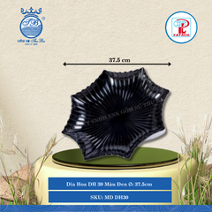 Dĩa DH 26, DH 27, DH 28, DH 29, DH 30 Bộ Màu Đen (Nhiều Size) Fataco Nhựa
