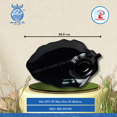 Dĩa DTC 06, DTC 07, DTC 08 Bộ Màu Đen (Nhiều Size) Fataco Nhựa