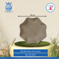 Dĩa Hoa DH 46, DH 47 Bộ Màu Nâu (Nhiều Size) Fataco Nhựa