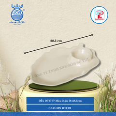 Dĩa DTC 06, DTC 07, DTC 08 Bộ Màu Nâu (Nhiều Size) Fataco Nhựa