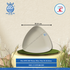 Dĩa DTG 07N, DTG 08N, DTG 09N Màu Nâu (Nhiều Size) Fataco Nhựa